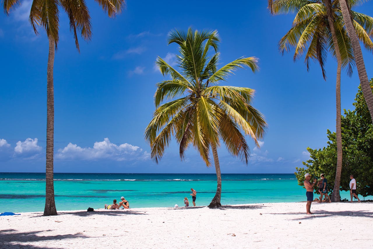 A People on the Beach